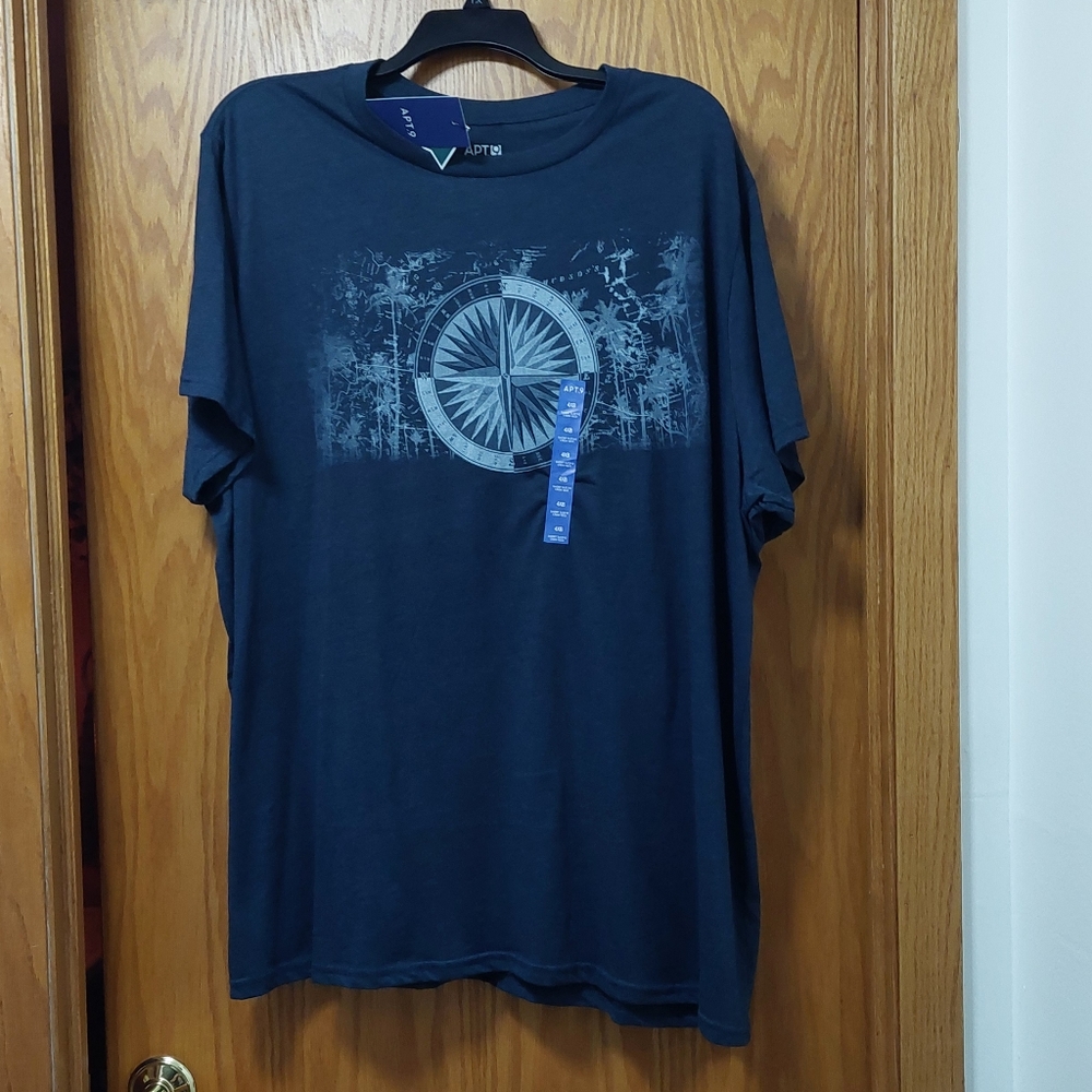 Men's Apt 9 Short Sleeve T-Shirt Size 4XB Brand New